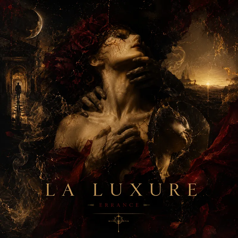 Illustration de la pochette du morceau "La luxure" de l'album "Les péchés capitaux" par Kazoar.