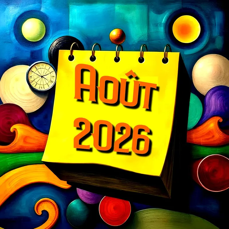 Illustration pour le carnet de bord de août 2026