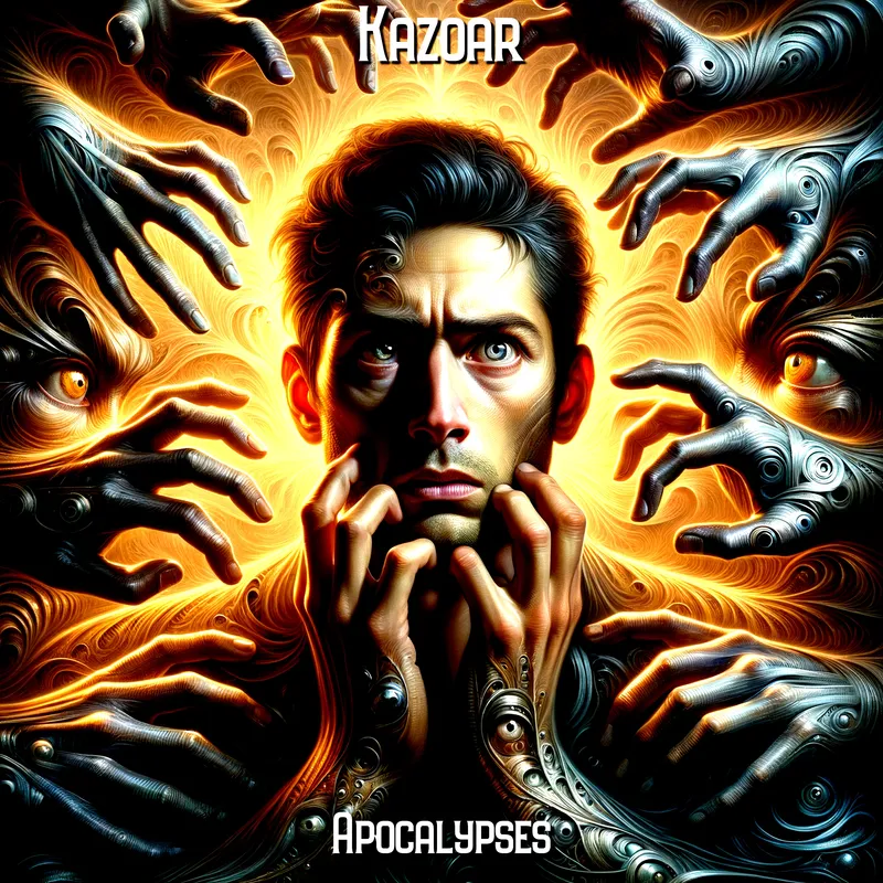 Jaquette du titre "Apocalypses" par Kazoar.
