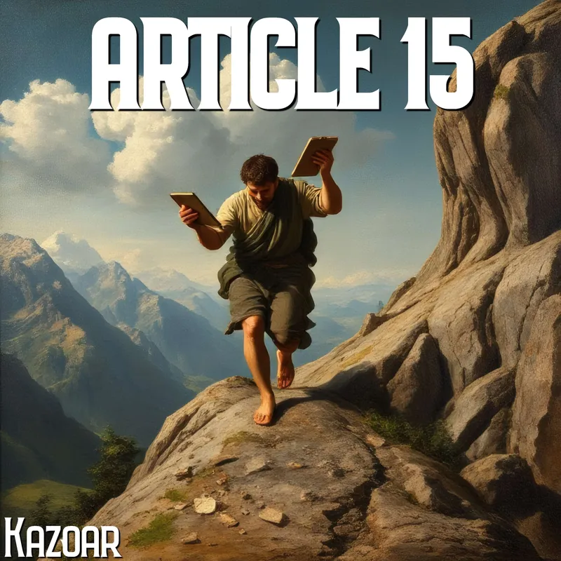 L'illustration pour "Article 15" de Kazoar.