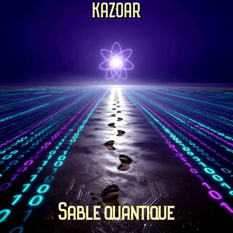 Jaquette pour le titre "Sable quantique" de Kazoar. .