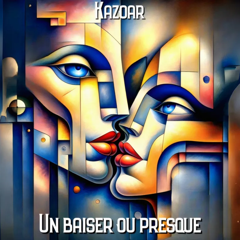 Cover du single "Un baiser ou presque" par Kazoar.